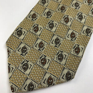 Robert Talbott Best of Class Nordstrom Multicolor Silk Tie Yellow Brown MINT